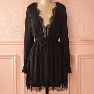 Boutique 1861 lace up back dress